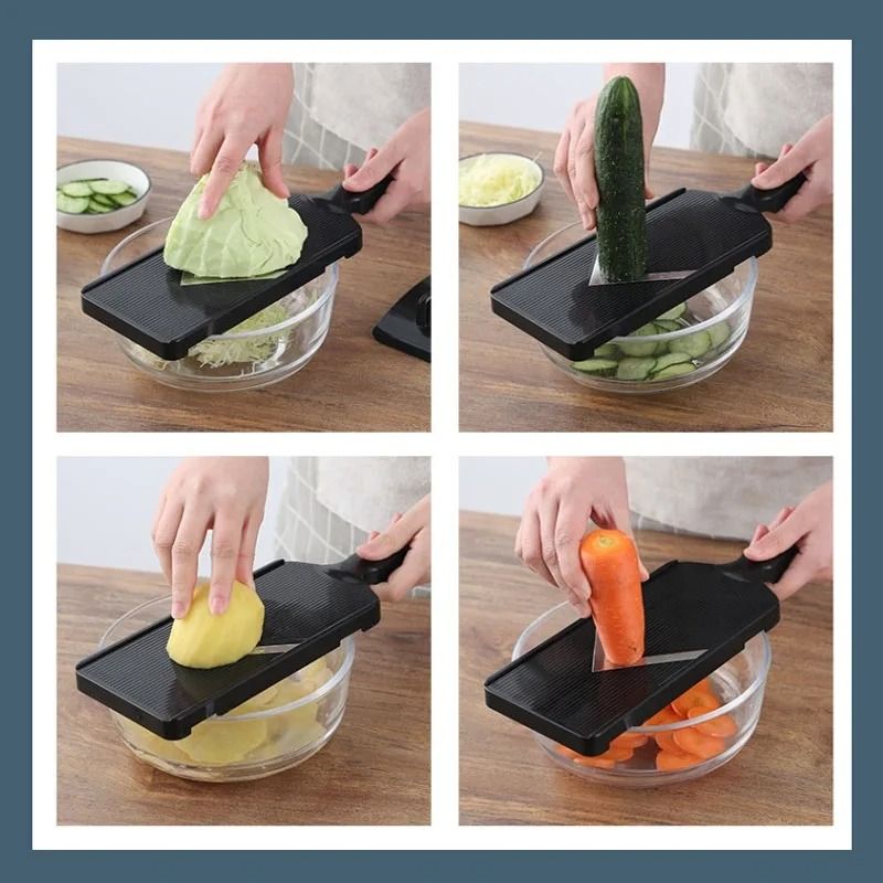 Manual Vegetable Slicer Stainless Steel Cabbage Shredder and Grater Kitchen Tool
