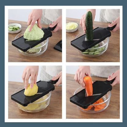 Manual Vegetable Slicer Stainless Steel Cabbage Shredder and Grater Kitchen Tool