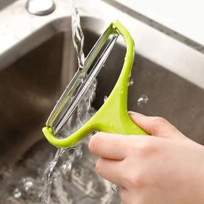 Stainless Steel Wide Mouth Vegetable and Fruit Peeler Kitchen Slicer