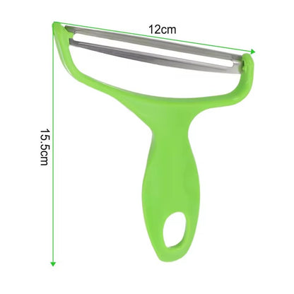Stainless Steel Wide Mouth Vegetable and Fruit Peeler Kitchen Slicer