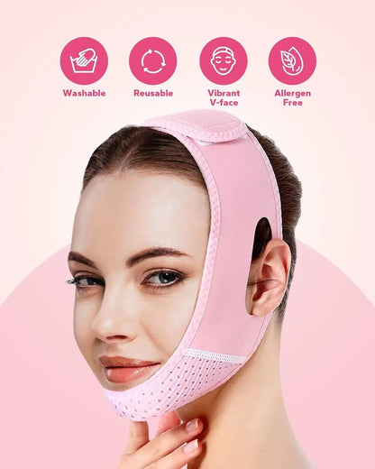 Reusable V Line Face Lifting Strap Double Chin Reducer