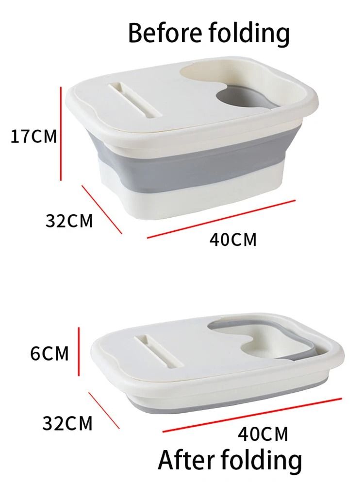 Foldable Foot Massage Bath Bucket