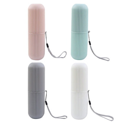 Portable Toothbrush and Toothpaste Holder Case