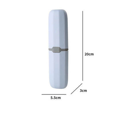Portable Toothbrush and Toothpaste Holder Case