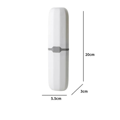 Portable Toothbrush and Toothpaste Holder Case
