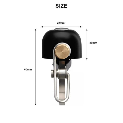 Retro Classical Bicycle Bell, Clear Loud Sound Steel Copper, Mountain Bike Handlebar Horn, Safety Cycling Ring Alarm