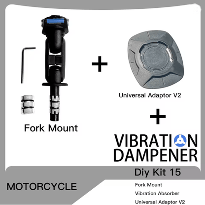 RiderMount PRO Fork Stem Phone Holder for Motorcycles