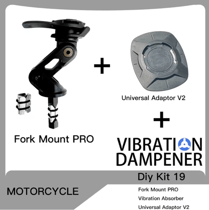 RiderMount PRO Fork Stem Phone Holder for Motorcycles
