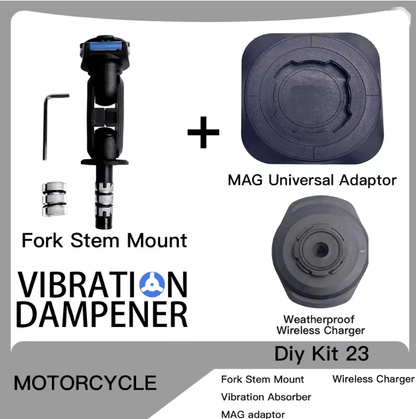 RiderMount PRO Fork Stem Phone Holder for Motorcycles
