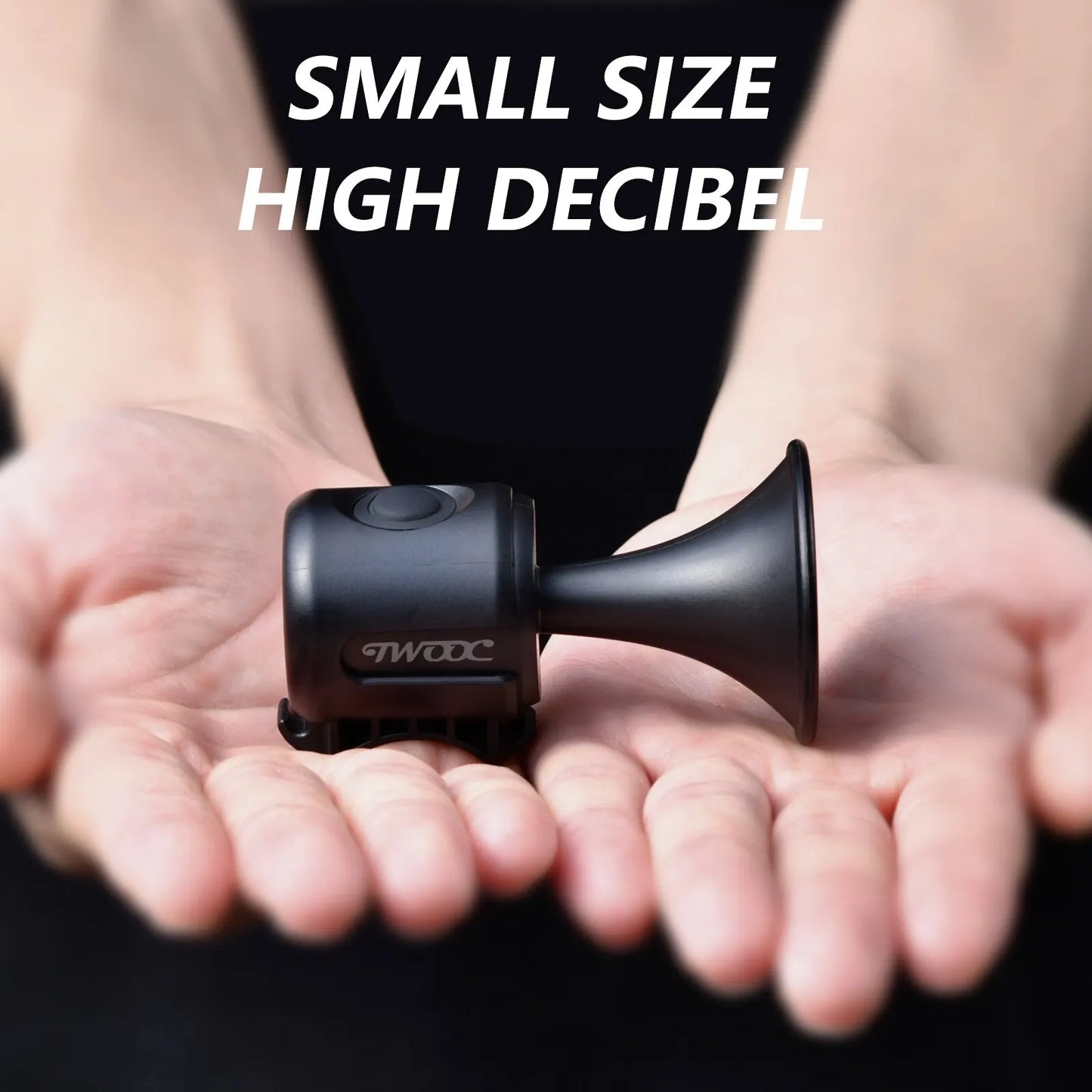Waterproof Bicycle Horn, Loud Electronic Bell, Battery, Road and Mountain Bike Alarm