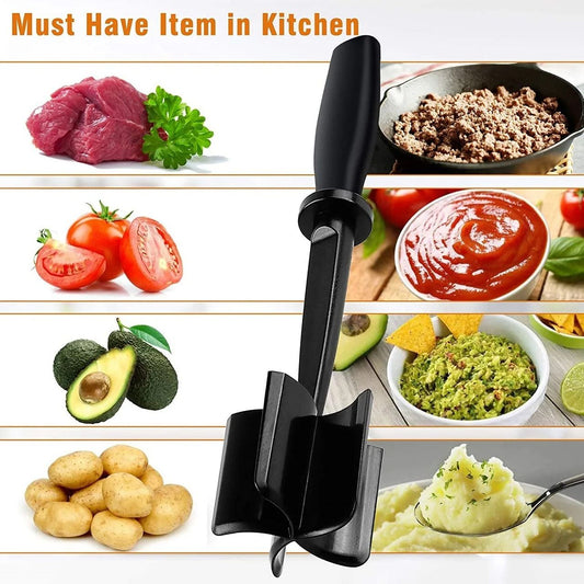Heat Resistant Meat Chopper for Hamburger and Ground Meat