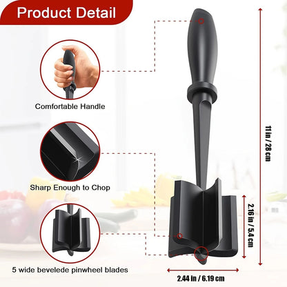 Heat Resistant Meat Chopper for Hamburger and Ground Meat