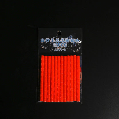 Bicycle Wheel Reflective Stickers, Bag Spoke Tube Strips, DIY Cycling Reflector, Safety Warning Light Kit