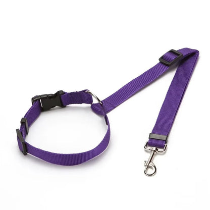 Adjustable Pet Car Seat Belt Leash for Dogs and Cats.