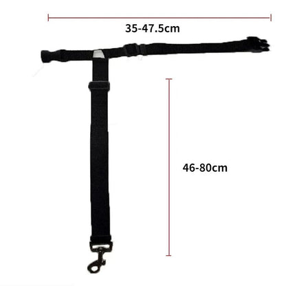 Adjustable Pet Car Seat Belt Leash for Dogs and Cats.