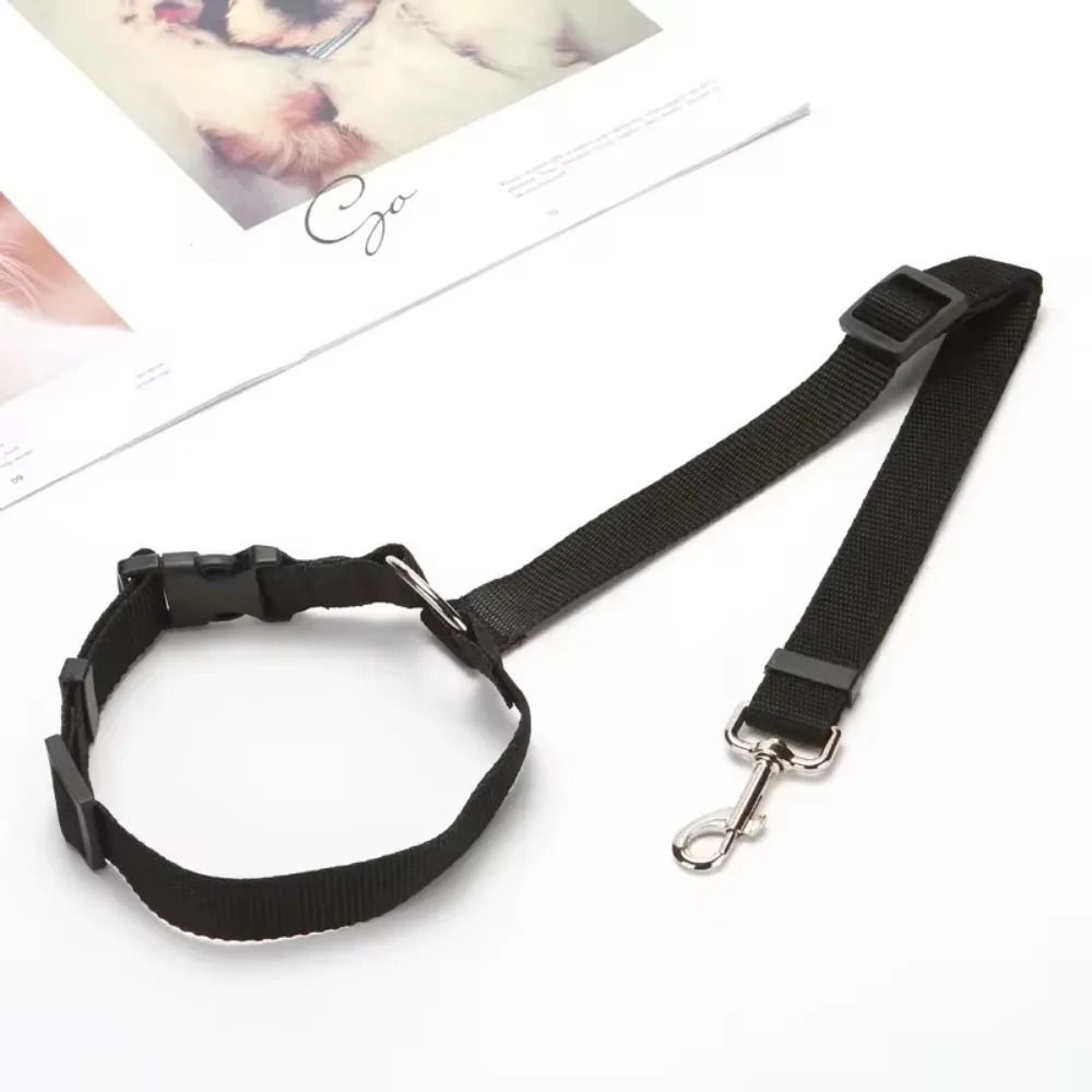 Adjustable Pet Car Seat Belt Leash for Dogs and Cats.