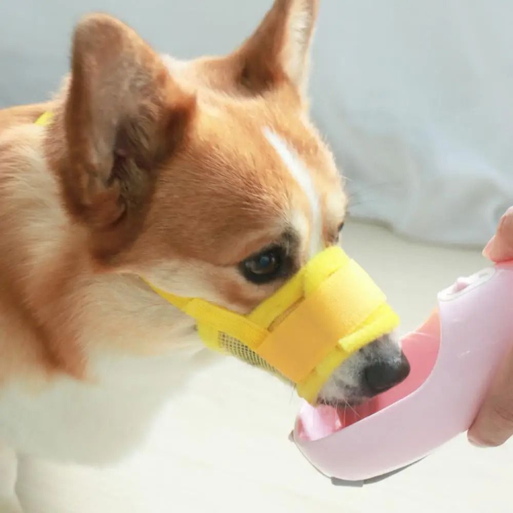 Adjustable Mesh Dog Muzzle – Breathable Anti-Barking and Anti-Biting Pet Mouth Cover