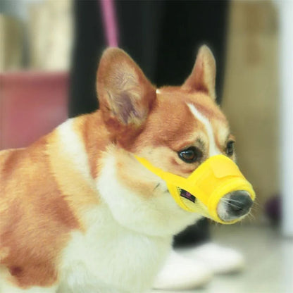 Adjustable Mesh Dog Muzzle – Breathable Anti-Barking and Anti-Biting Pet Mouth Cover
