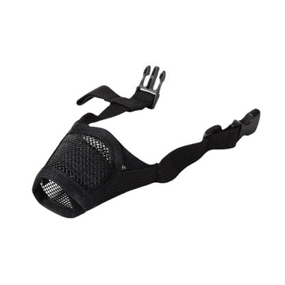 Adjustable Mesh Dog Muzzle – Breathable Anti-Barking and Anti-Biting Pet Mouth Cover