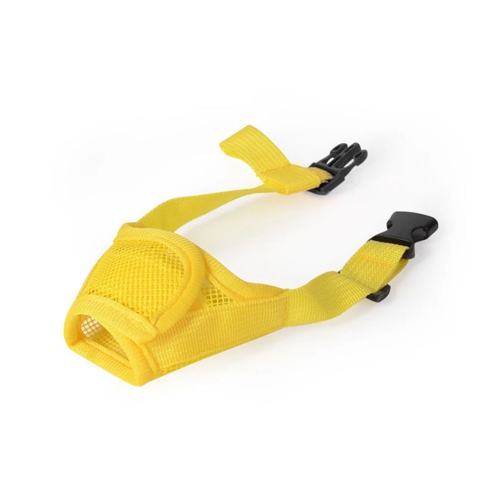 Adjustable Mesh Dog Muzzle – Breathable Anti-Barking and Anti-Biting Pet Mouth Cover