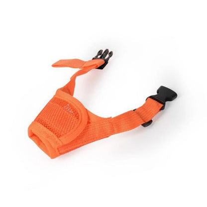 Adjustable Mesh Dog Muzzle – Breathable Anti-Barking and Anti-Biting Pet Mouth Cover