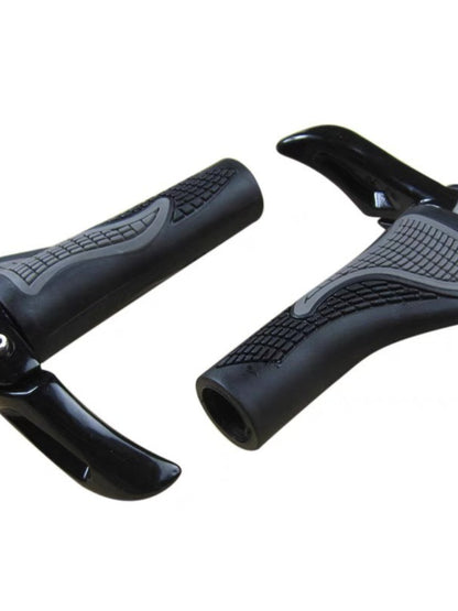 Ergonomic Bike Handlebar Grips, Shockproof Road Bicycle Grips, Anti Slip Comfortable Shock Absorbing Bike Accessories