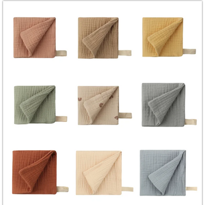Soft Cotton Gauze Baby Washcloth, Muslin Squares for Newborn, Infant Hand Bath and Shower Face Towels, New Born Items