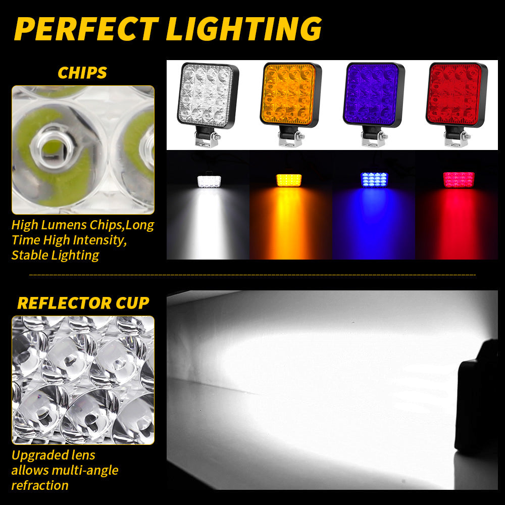 Work Light LED Bar for Truck, Car, SUV, Tractor, Boat, Off Road, ATV, Barra Headlights