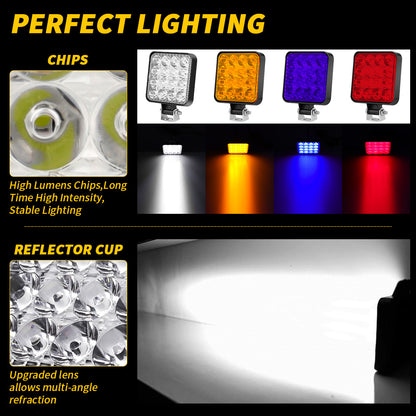 Work Light LED Bar for Truck, Car, SUV, Tractor, Boat, Off Road, ATV, Barra Headlights