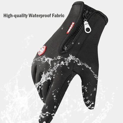 Winter Warm, Windproof Gloves, Touch Screen, Waterproof, Anti Slip, for Men and Women, Bicycle, Sports