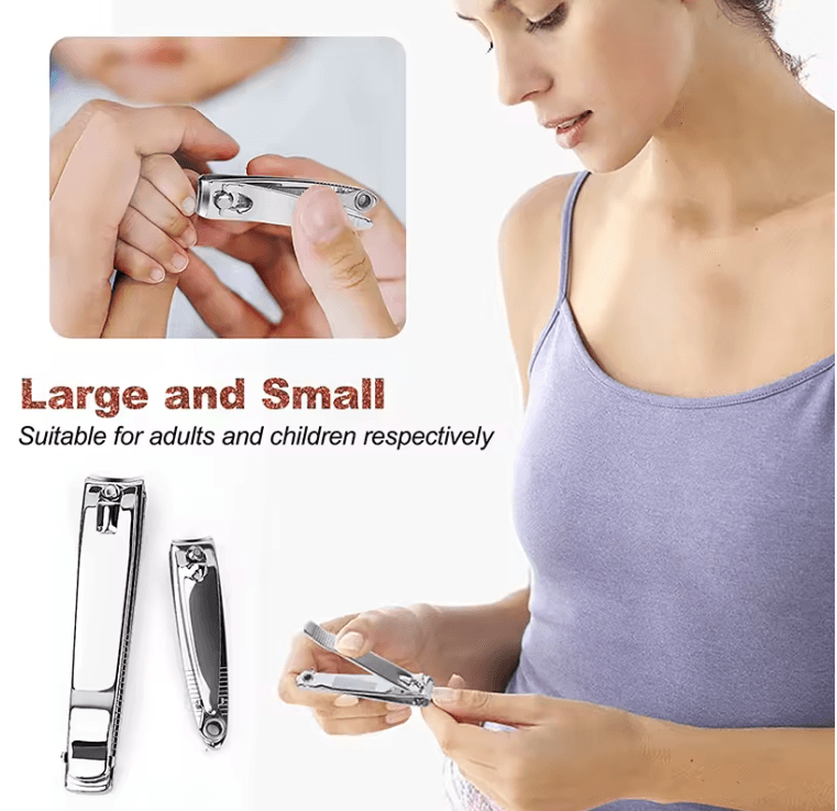 PrecisionEdge Stainless Steel Nail Clippers for Thick and Hard Nails