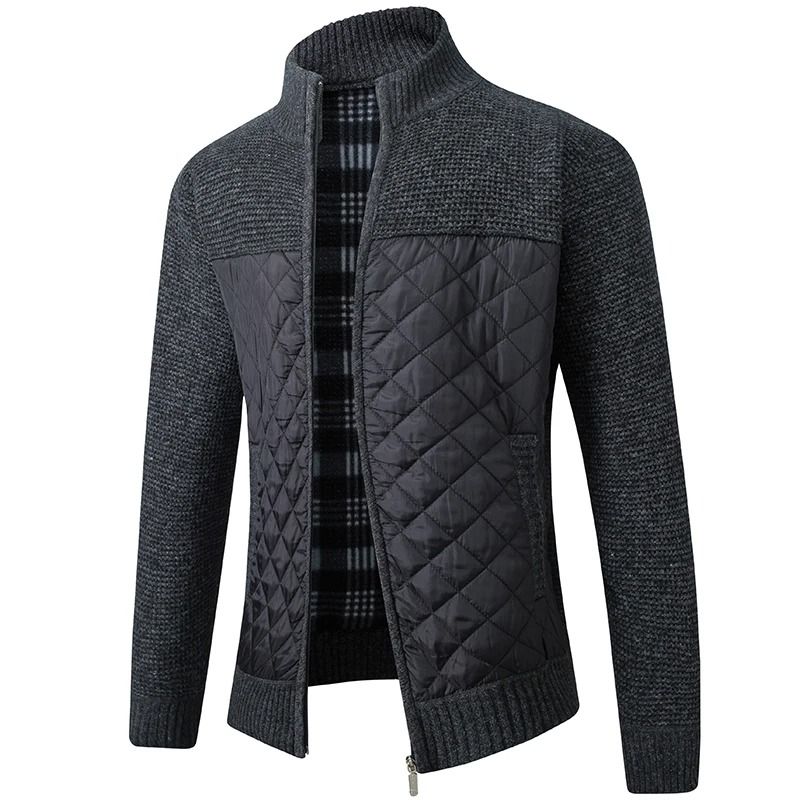 Slim Fit Knitted Cardigan Coat, Cozy & Stylish for Winter Wear