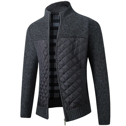 Slim Fit Knitted Cardigan Coat, Cozy & Stylish for Winter Wear