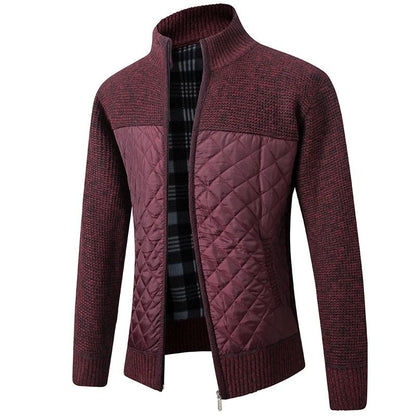 Slim Fit Knitted Cardigan Coat, Cozy & Stylish for Winter Wear