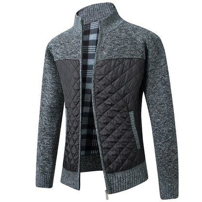 Slim Fit Knitted Cardigan Coat, Cozy & Stylish for Winter Wear