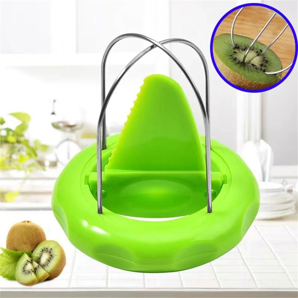 Kiwi Cutter Peeler Slicer Kitchen Detachable Stainless Steel Fruit Tool