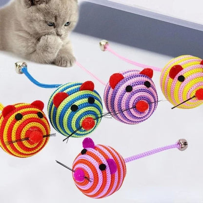 Interactive Cat Mouse Toy with Bell