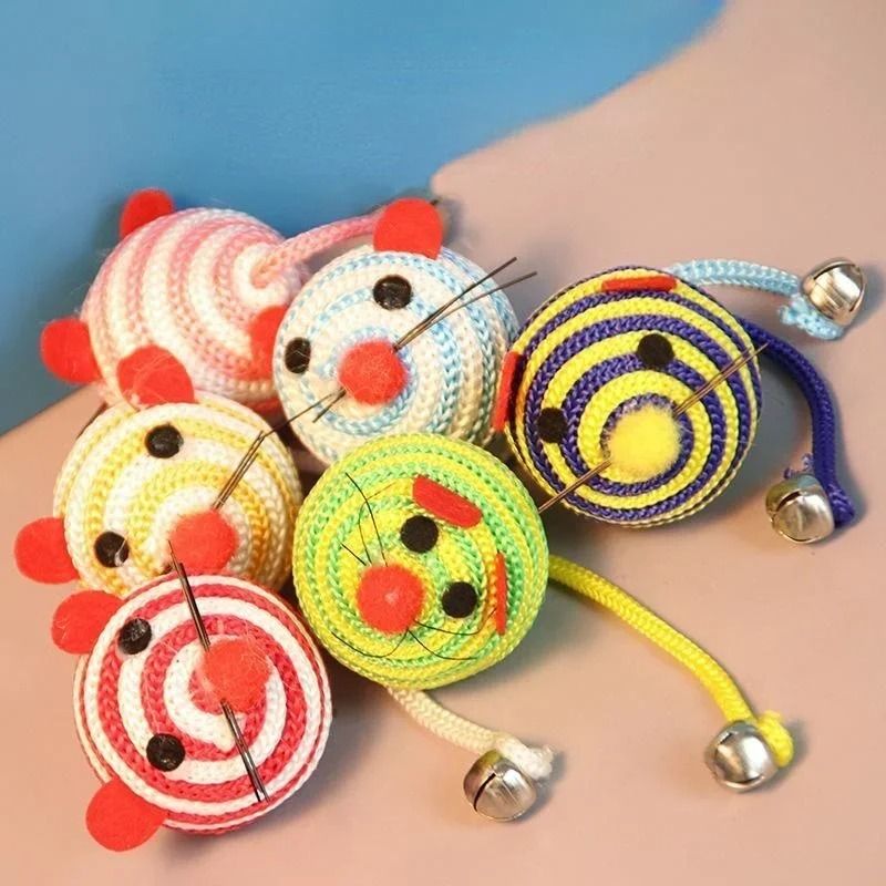 Interactive Cat Mouse Toy with Bell