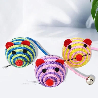 Interactive Cat Mouse Toy with Bell