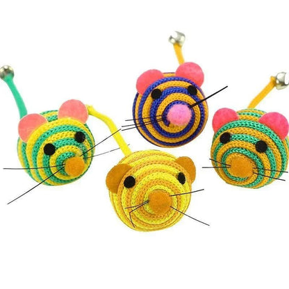 Interactive Cat Mouse Toy with Bell