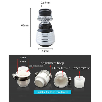 360 Degree Rotating Faucet Extender Adapter