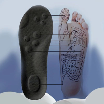 High Elasticity Latex Sport Insoles with Arch Support