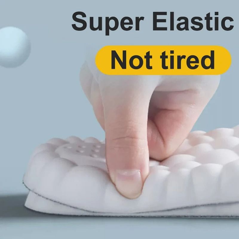 High Elasticity Latex Sport Insoles with Arch Support