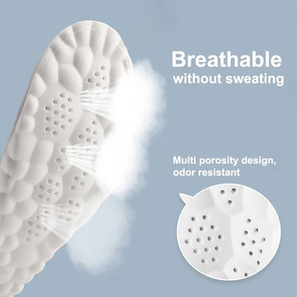 High Elasticity Latex Sport Insoles with Arch Support