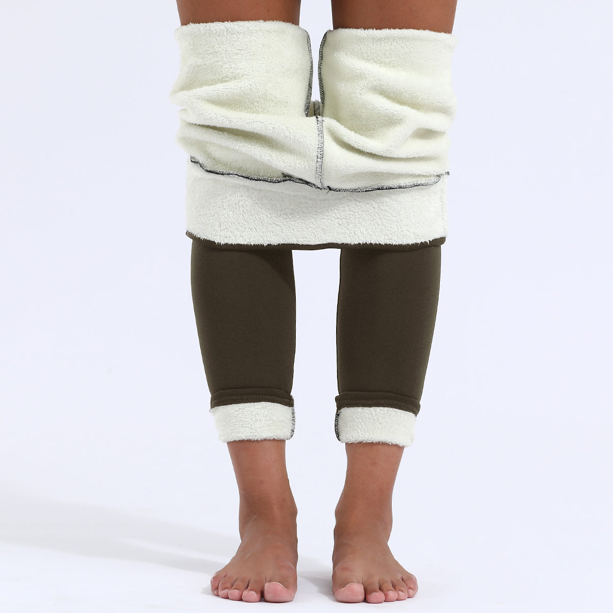 Women Winter Warm Leggings, High Waist Velvet Stretch Pants, Thick Casual Plus Size Leggings
