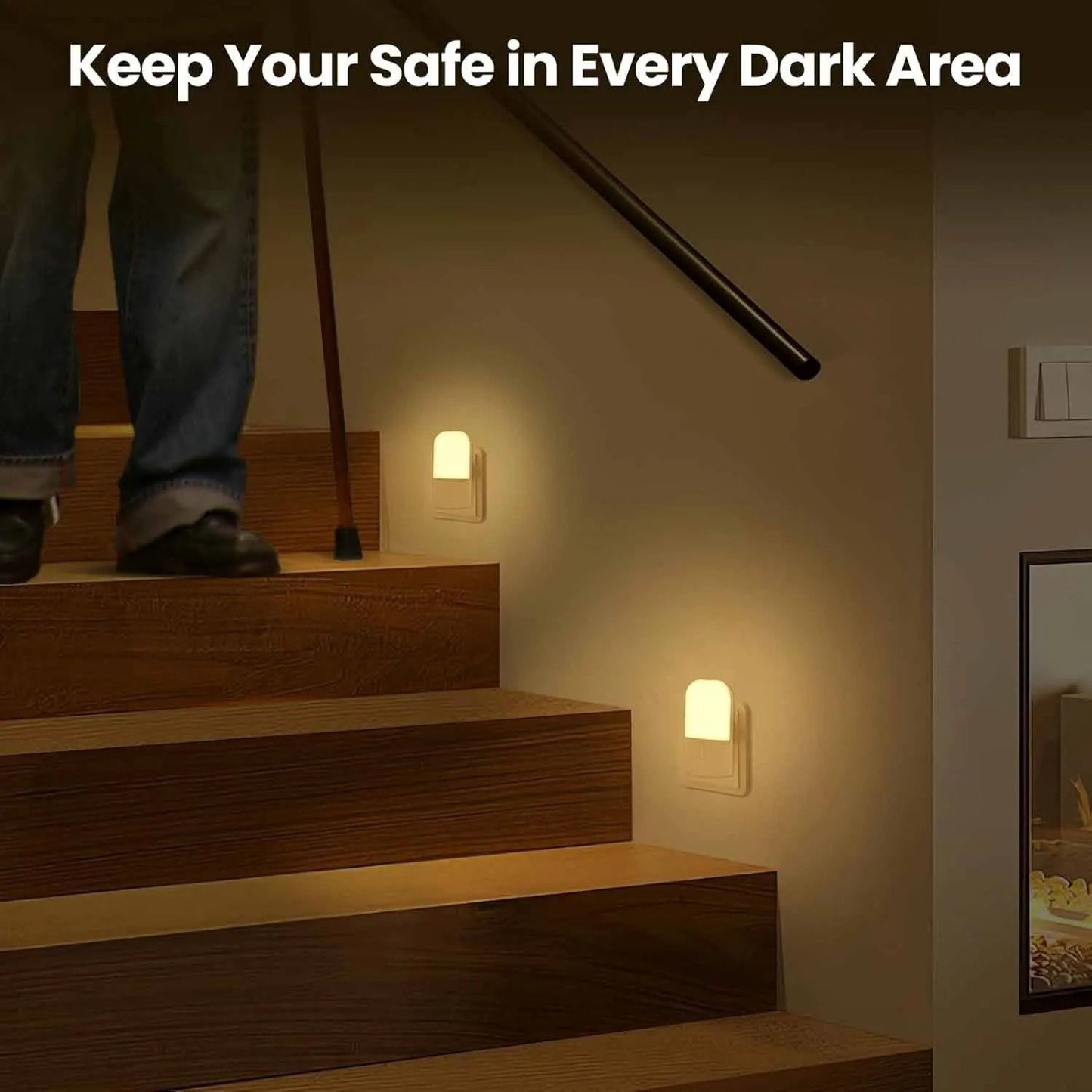 LED Plug In Night Light with Adjustable Brightness