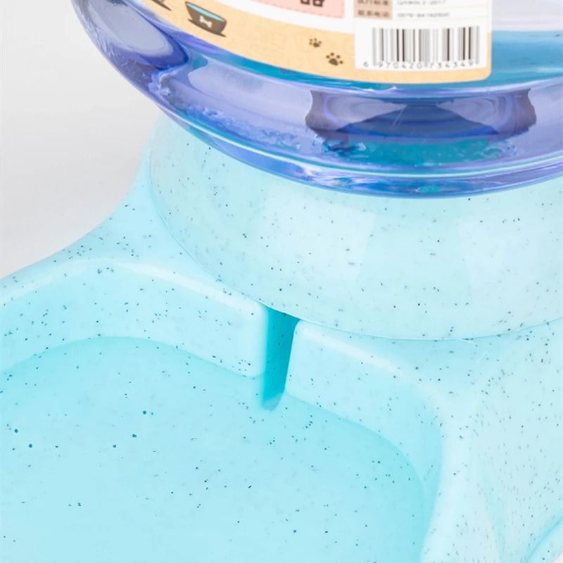 Large Capacity Pet Feeder Bowl with Automatic Water Dispenser