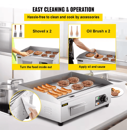 GrillMaster Pro Electric Countertop Teppanyaki Griddle