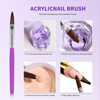 DIY Acrylic Powder Liquid, Large Capacity Nail Acrylic Liquid Monomer, Crystal for Nails Art