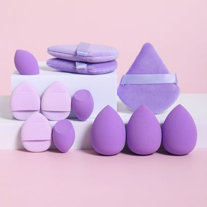 Makeup Sponge Set, Loose Powder Puffs, Mini Air Cushion Puffs, Beauty Eggs, Mini Beauty Sponges for All Makeup